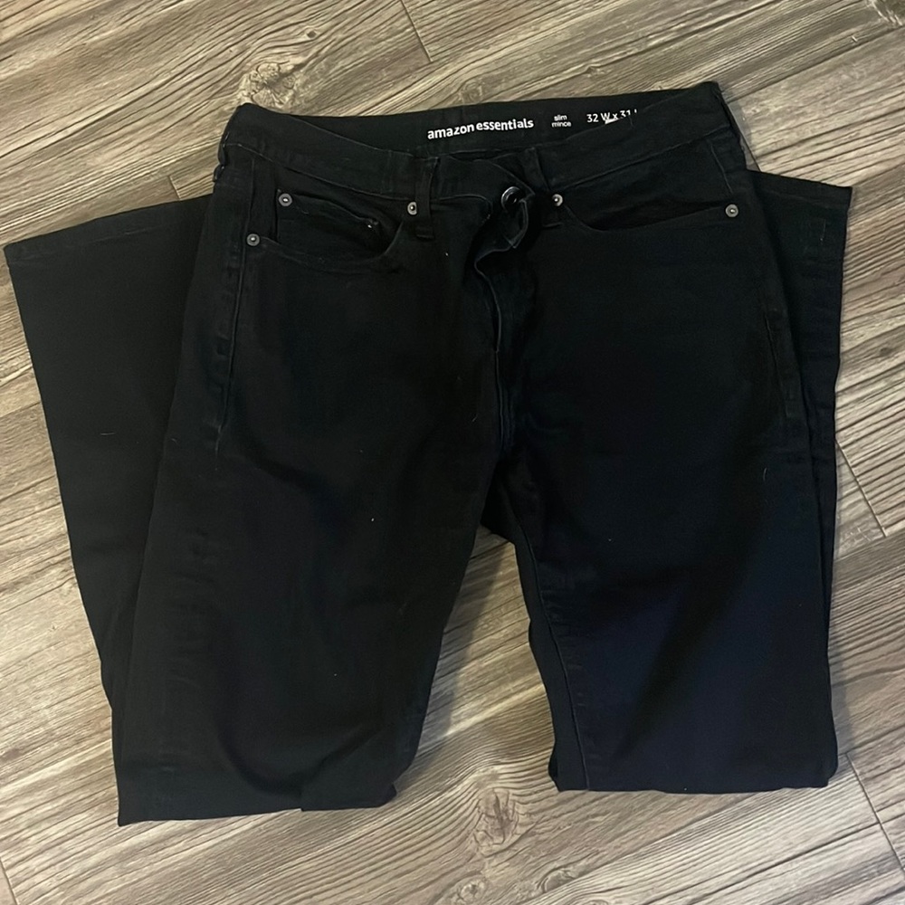Amazon essentials 32x31 black pants